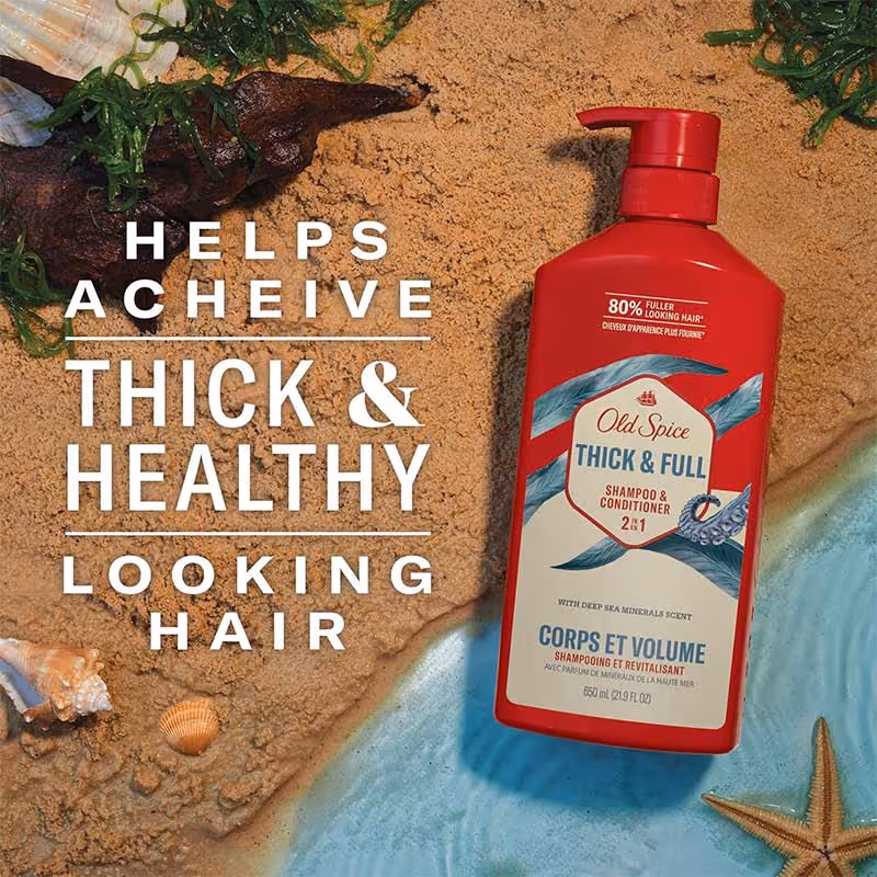 شامپو حجم دهنده موی اولد اسپایس old spice