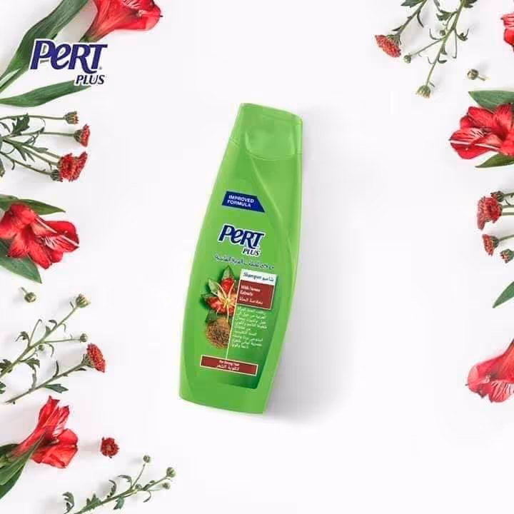 شامپو درخشان کننده حنا گل ختمی پرت پلاس pert
