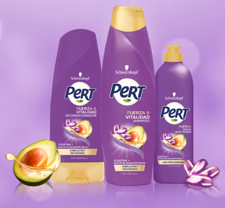 شامپو استحکام بخش کراتین آووکادوی پرت pert