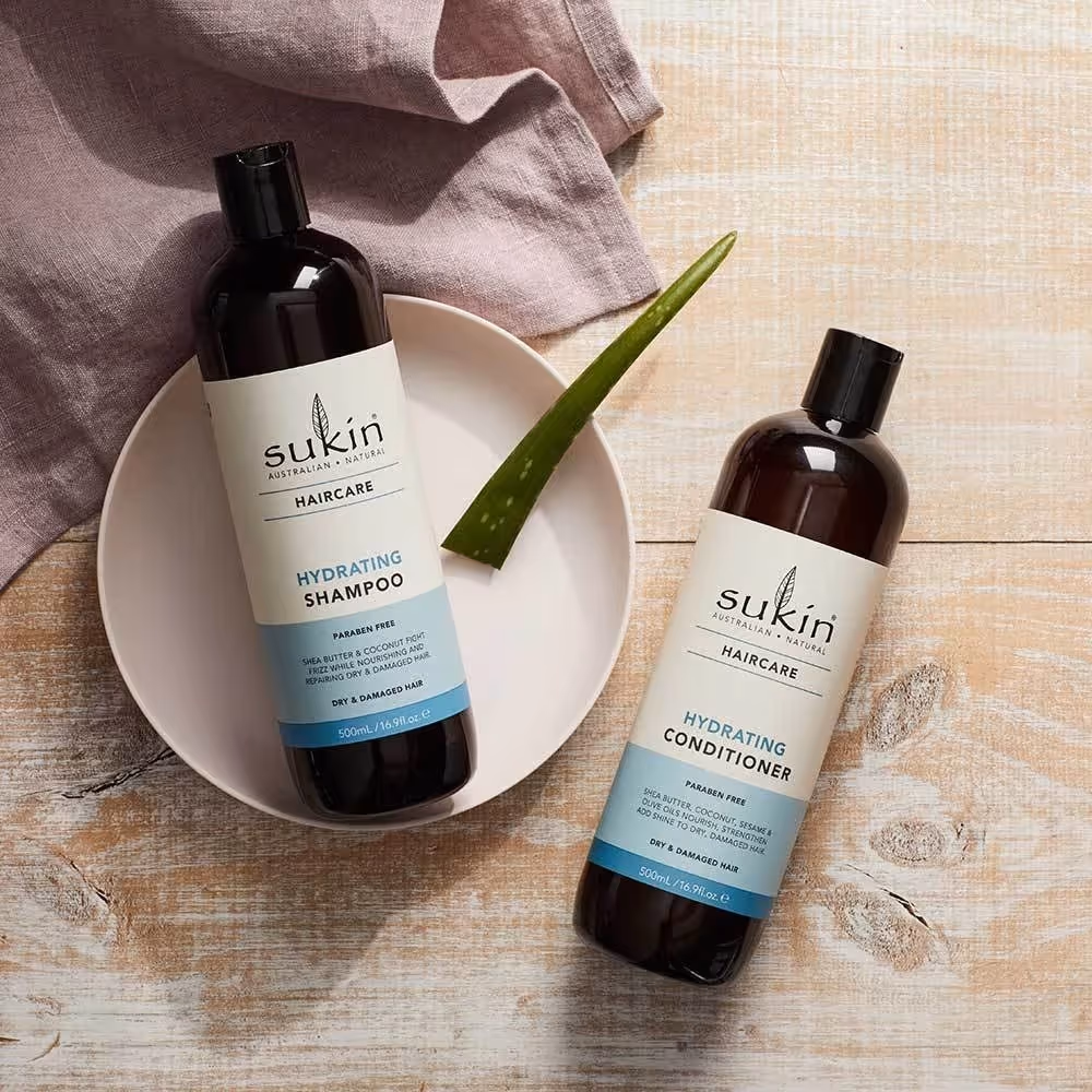 شامپو آبرسان موی ساکین sukin hydrating