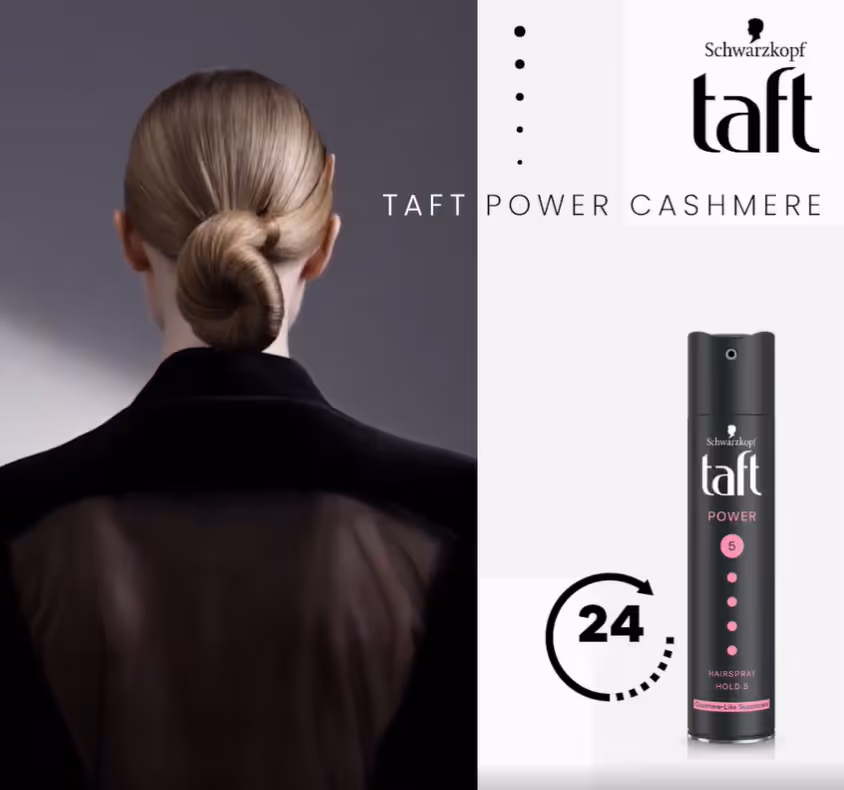 اسپری حالت دهنده موی تافت پاور کشمیر taft