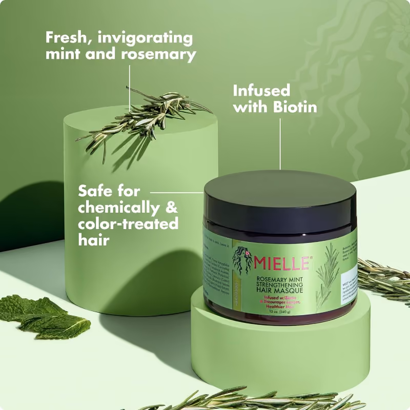 ماسک موی رزماری نعناع میل mielle