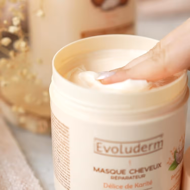 ماسک موهای بلند شی باتر اولودرم evoluderm