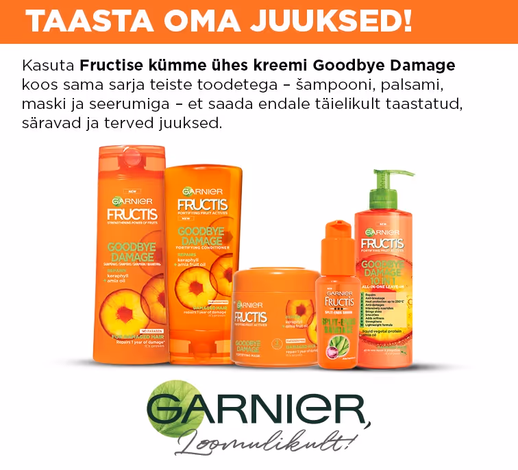 ماسک ترمیم کننده موی گارنیه garnier fructis