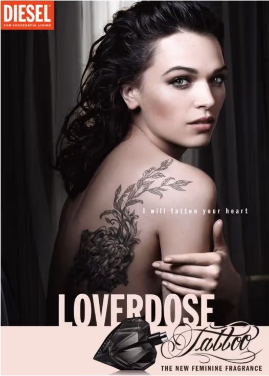 عطر دیزل لاوردوز تاتو diesel loverdose tattoo