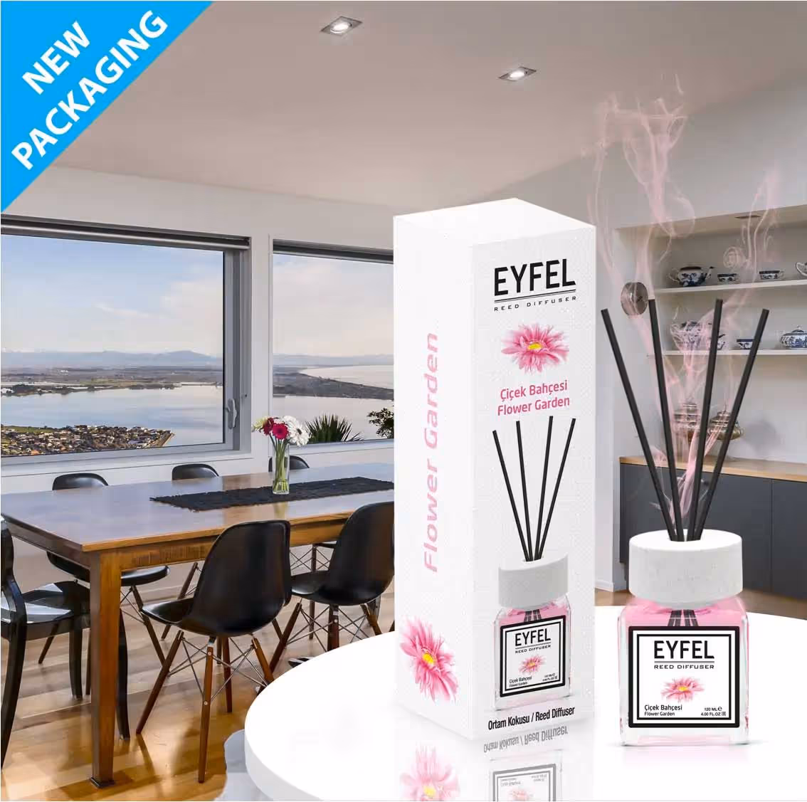 عطر خوشبوکننده اتاق ایفل رایحه باغ گل ها