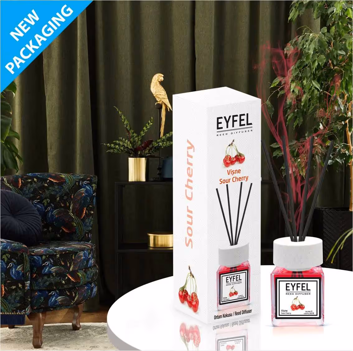 عطر خوشبوکننده اتاق ایفل رایحه آلبالو eyfel