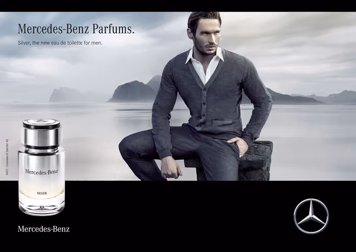 عطر مردانه مرسدس بنز سیلور mercedes benz