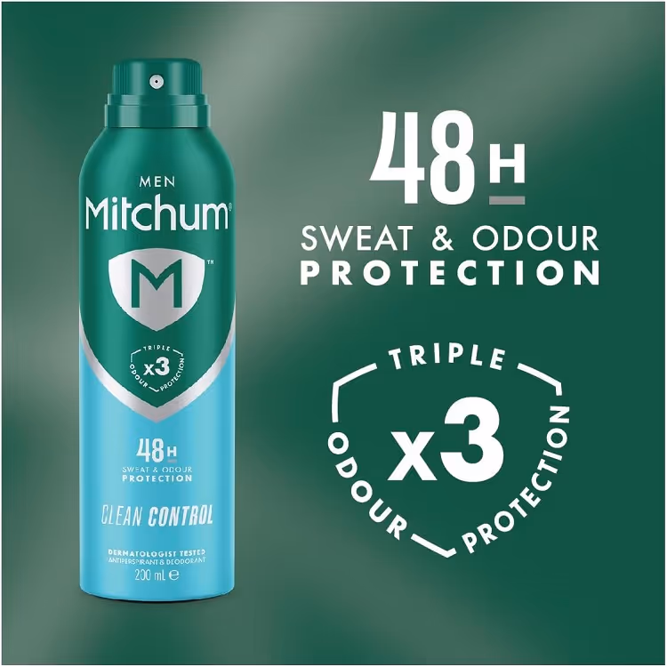 اسپری ضدتعریق آقایان میچام کلین کنترل mitchum