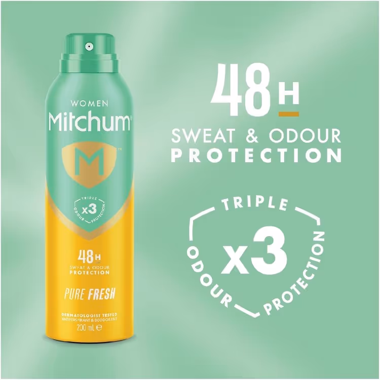 اسپری ضدتعریق میچام پیور فرش mitchum pure