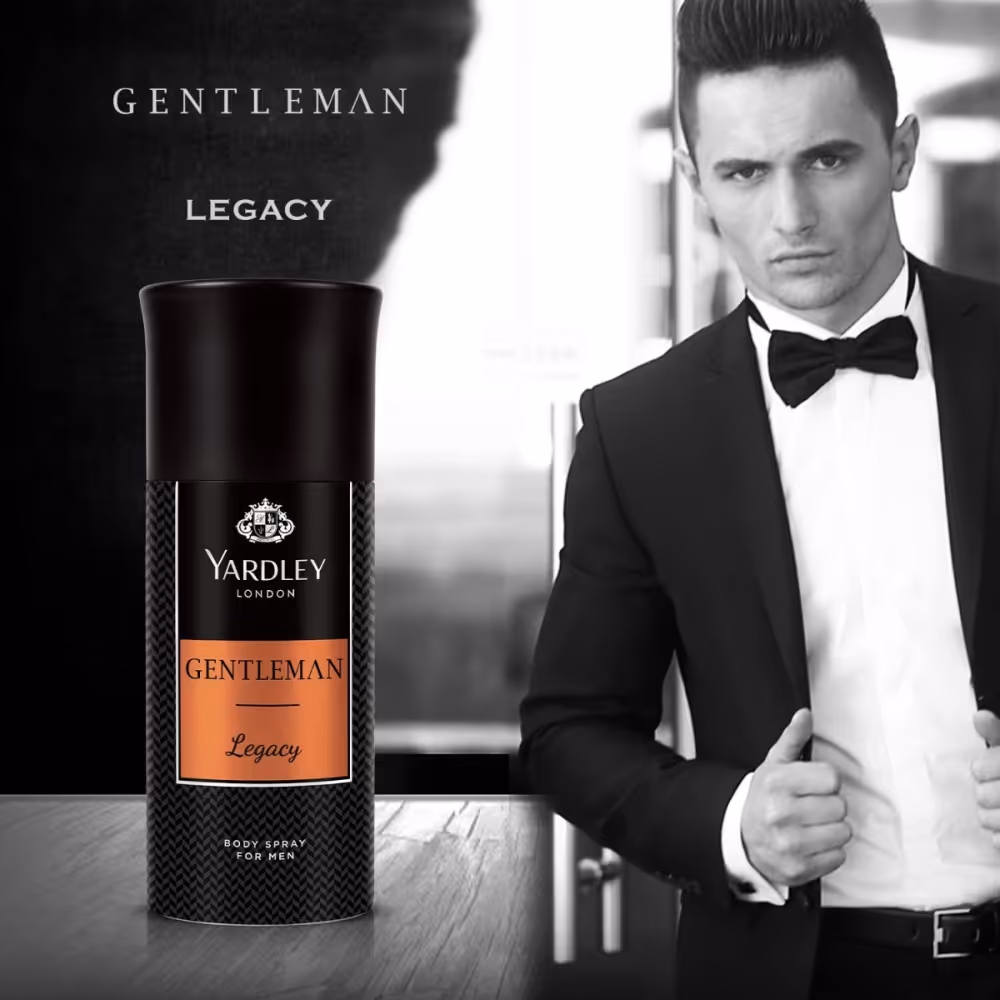اسپری دئودورانت بدن یاردلی yardley gentleman