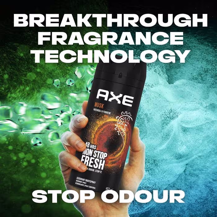 اسپری دئودورانت آکس مشک axe musk