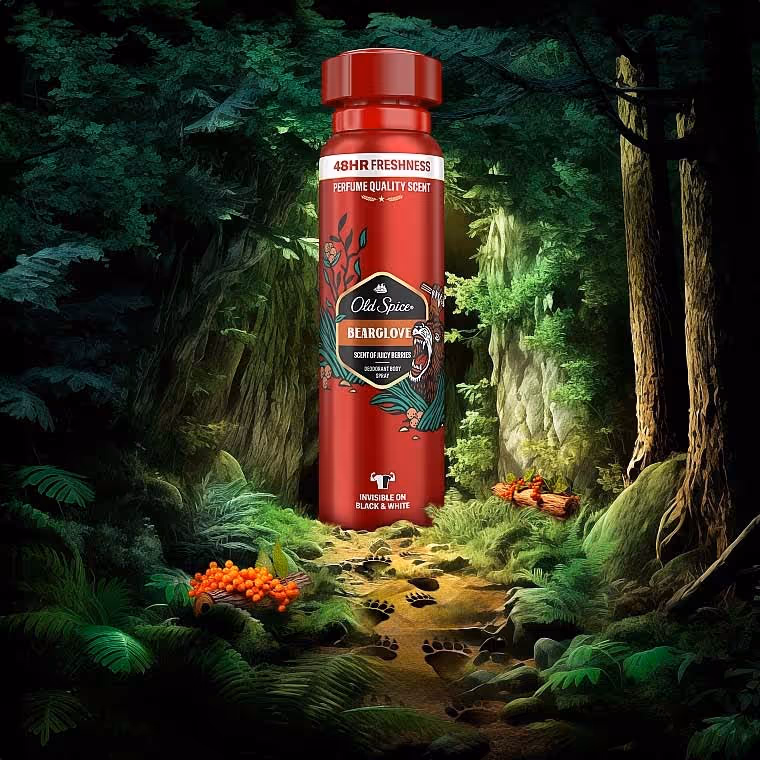 اسپری دئودورانت اولد اسپایس بیرگلاو old spice