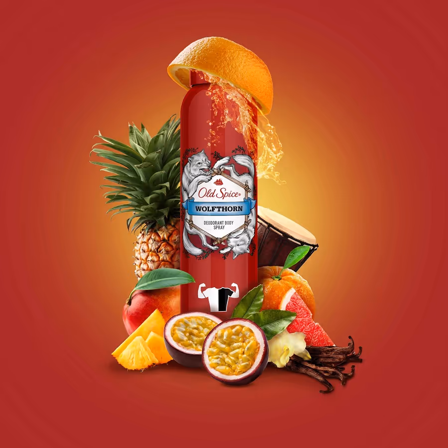 اسپری دئودورانت اولد اسپایس ولفتورن old spice