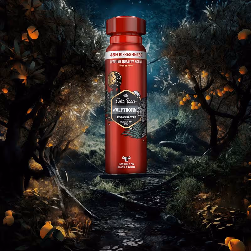اسپری دئودورانت اولد اسپایس ولفتورن old spice