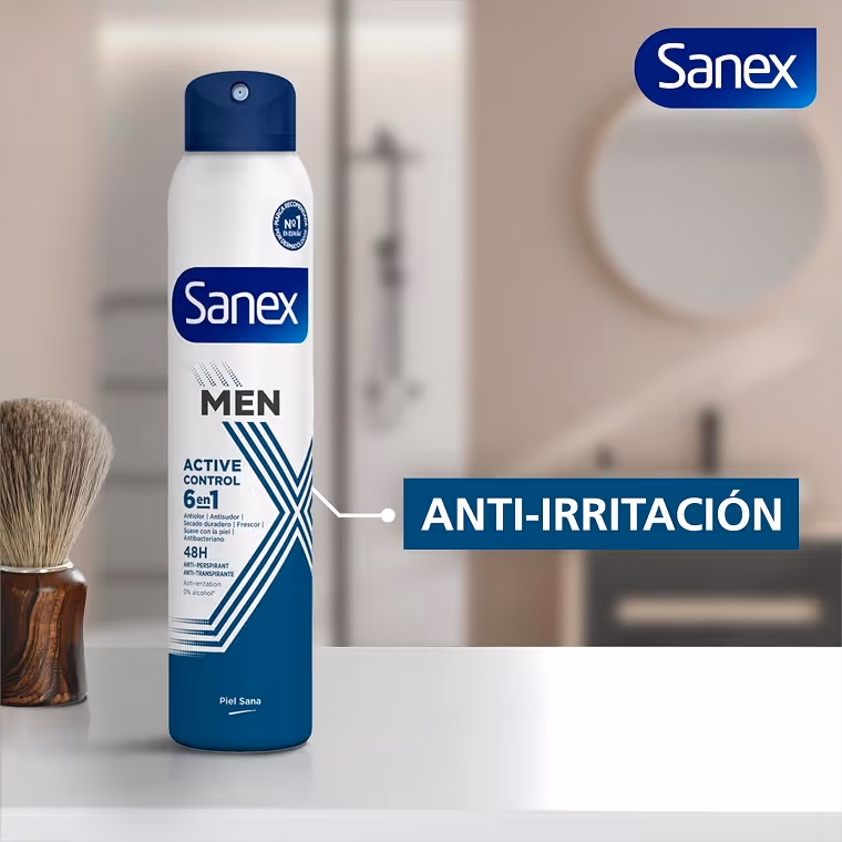 اسپری ضدتعریق آقایان سانکس اکتیو کنترل sanex