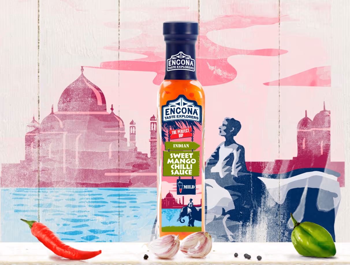 سس چیلی انکونا استایل هند encona indian sweet
