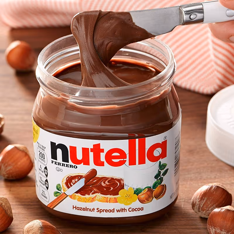 شکلات فندقی صبحانه نوتلا nutella spread