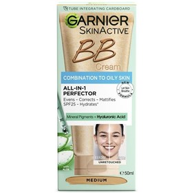 بی بی کرم مات کننده پوست چرب و مختلط گارنیه Garnier BB Oily رنگ متوسط