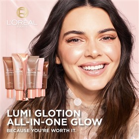 فلویید هایلایتر و برنزه کننده لورال لومی گلوشن Lumi Glotion شماره 903