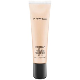 کرم پودر مک استدیو اسکالپ شماره NC15 بژ ضعیف مدل Mac Sculpt Fond de Teint