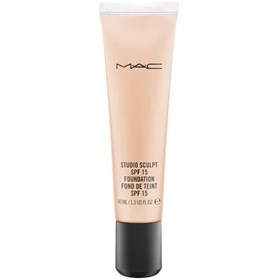 کرم پودر مک استدیو اسکالپ شماره NC20 بژ روشن با طلایی خنثی مدل Mac Sculpt Fond de Teint