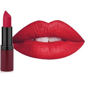 رژ لب مخملی مات گلدن رز ولوت Golden Rose Velvet Matte شماره 18 قرمز رزی