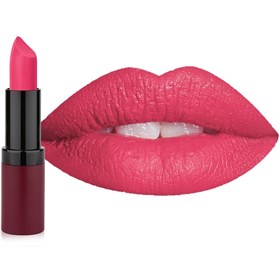 رژ لب مخملی مات گلدن رز ولوت Golden Rose Velvet Matte شماره 4 صورتی تیره