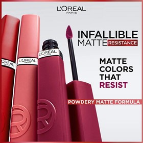 رژ لب مایع مات لورال LOreal Infallible Matte شماره 600