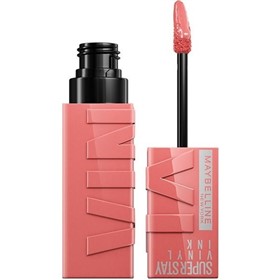 رژ لب مایع براق میبلین وینیل Maybelline Super Stay Vinyl شماره 100