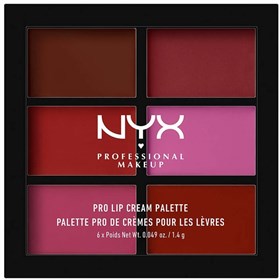 پالت رژ لب 6 رنگ نیکس مدل رنگ های آلویی NYX Pro Lip Cream Palette 04