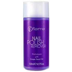 مایع لاک پاک کن فلورمار حاوی روغن هسته انگور Flormar Nail Polish Remover حجم 125 میلی لیتر