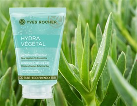 ژل پاک کننده صورت ایوروشه هیدرا وژتال Yves Rocher Hydra Vegetal حجم 125 میلی لیتر