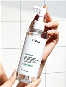 شوینده روغنی پوست حساس آنوا Anua Heartleaf Oil Mild حجم 200 میلی لیتر