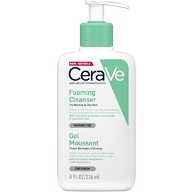 ژل شوینده پوست نرمال و چرب سراوی CeraVe Foaming Cleanser حجم 236 میلی لیتر