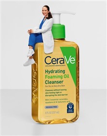 شوینده روغنی پوست نرمال تا خیلی خشک سراوی CeraVe Hydrating Foaming Oil حجم 473 میلی لیتر