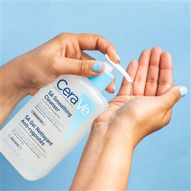 ژل شوینده پوست خشک و ناهموار سراوی CeraVe Sa Smoothing حجم 236 میلی لیتر