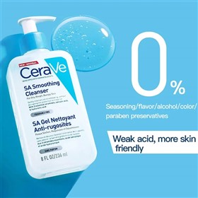 ژل شوینده پوست خشک و ناهموار سراوی CeraVe Sa Smoothing حجم 236 میلی لیتر