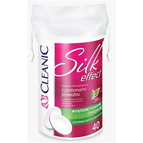 پد پاک کننده آرایش کلینیک سیلک افکت Cleanic Silk Effect بسته 40 عددی