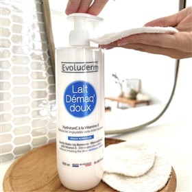 شیر پاک کننده آرایش اولودرم Evoluderm Lait Demaq Doux حجم 500 میلی لیتر