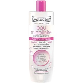 میسلار واتر پوست خشک و حساس اولودرم Evoluderm Dry Sensitive حجم 500 میلی لیتر