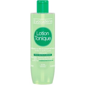 تونر تصفیه کننده پوست مختلط و چرب اولودرم Evoluderm Tonique Purifying حجم 250 میلی لیتر