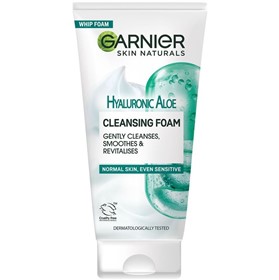فوم شوینده صورت هیالورونیک و آلوئه ورای گارنیه Hyaluronic Aloe حجم 150 میلی لیتر