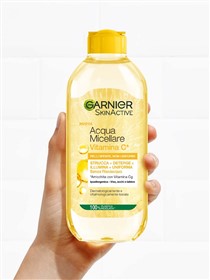 میسلار واتر پاک کننده و روشن کننده ویتامین سی گارنیه Garnier Vitamina C حجم 400 میلی لیتر