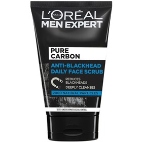 اسکراب زغالی ضد جوش صورت آقایان لورال LOreal Pure Carbon حجم 100 میلی لیتر