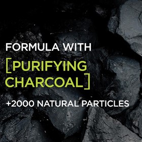 اسکراب زغالی ضد جوش صورت آقایان لورال LOreal Pure Carbon حجم 100 میلی لیتر
