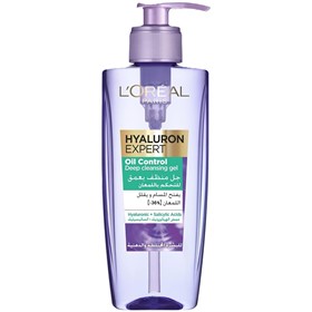 ژل شوینده پوست چرب هیالورونیک اسید لورال LOreal Hyaluron Oil Control حجم 200 میلی لیتر