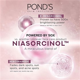 فوم شوینده و روشن کننده صورت پوندز نیاسورسینول Ponds Niasorcinol وزن 100 گرم