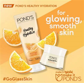 فوم شوینده و روشن کننده پرتقال پوندز Ponds Glow in a Flash Orange وزن 90 گرم