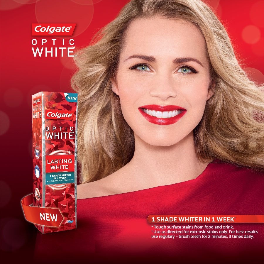 colgate optic white ad